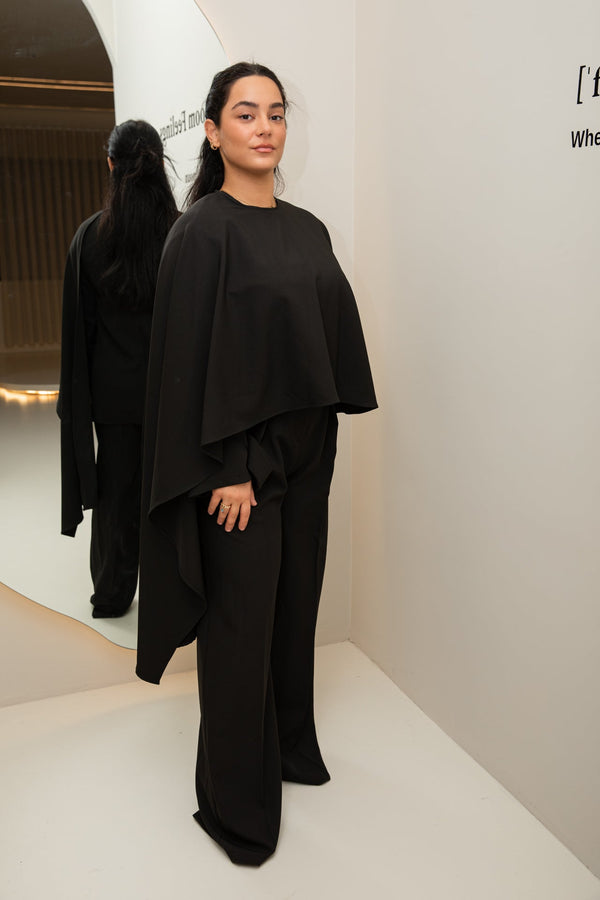 Haya pants set black