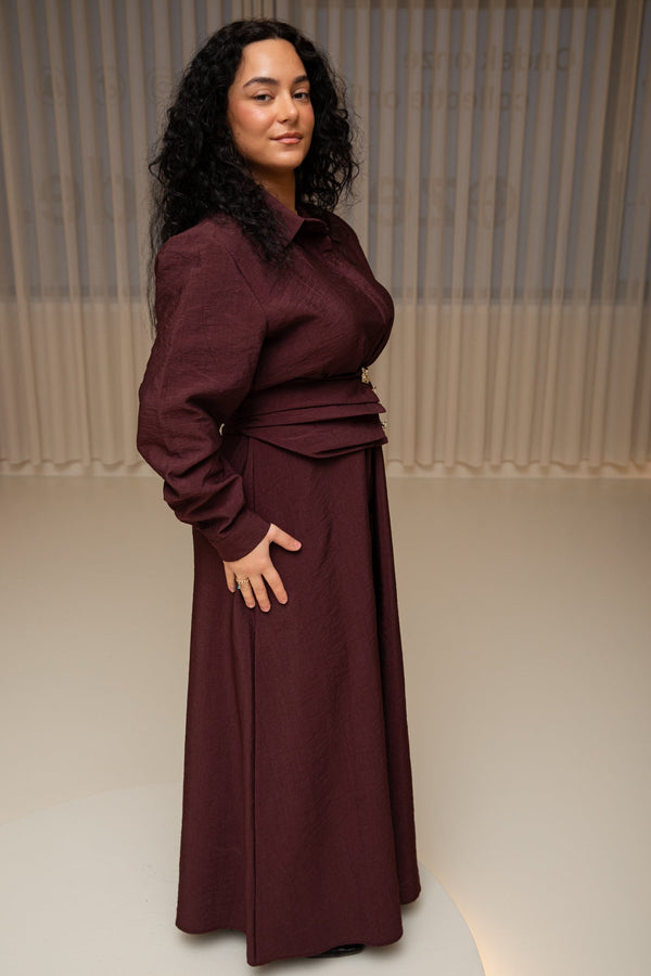Maysa dress burgundy