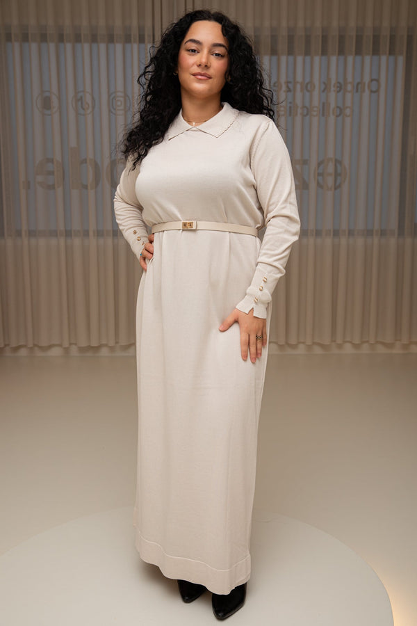 Nora dress beige
