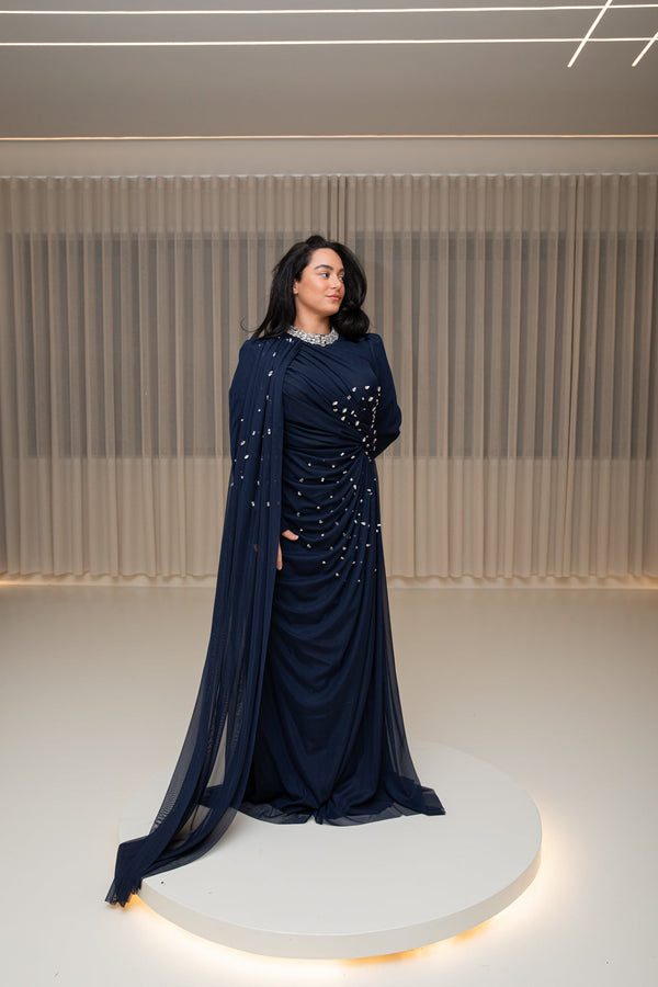 Zora dress blue