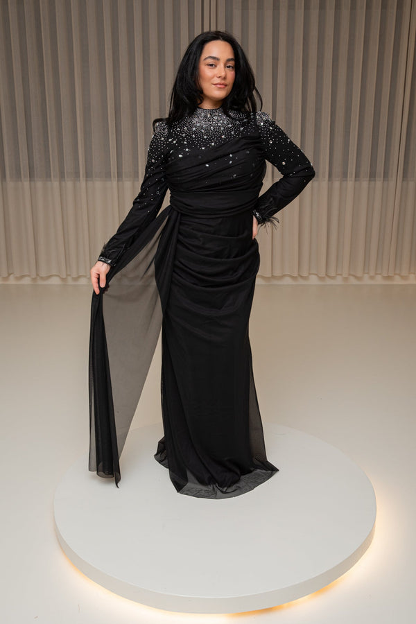 Asya dress black
