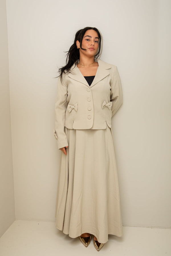 Bow skirt set