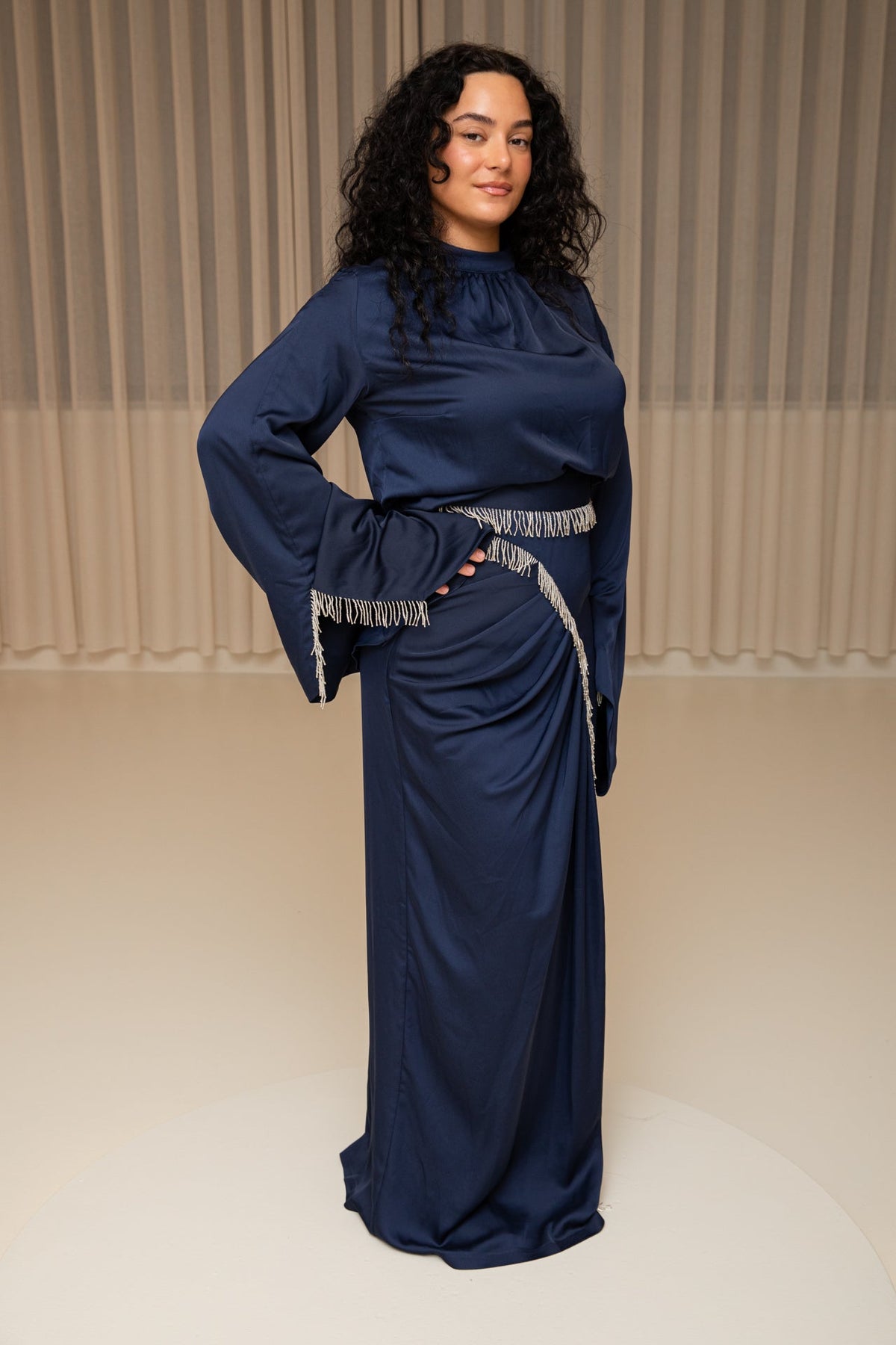 Layla skirt set blue - zeymode