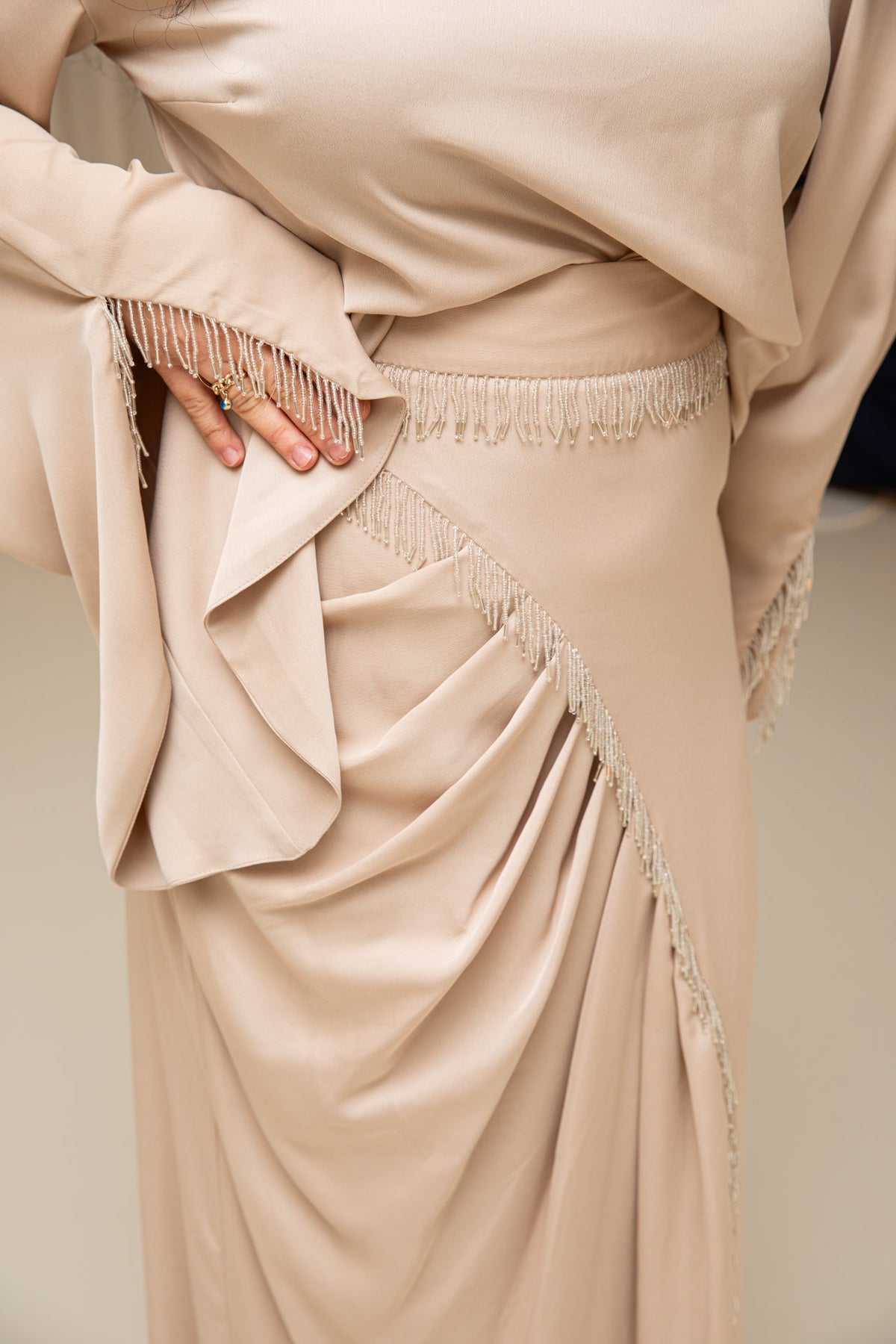 Layla skirt set cream - zeymode