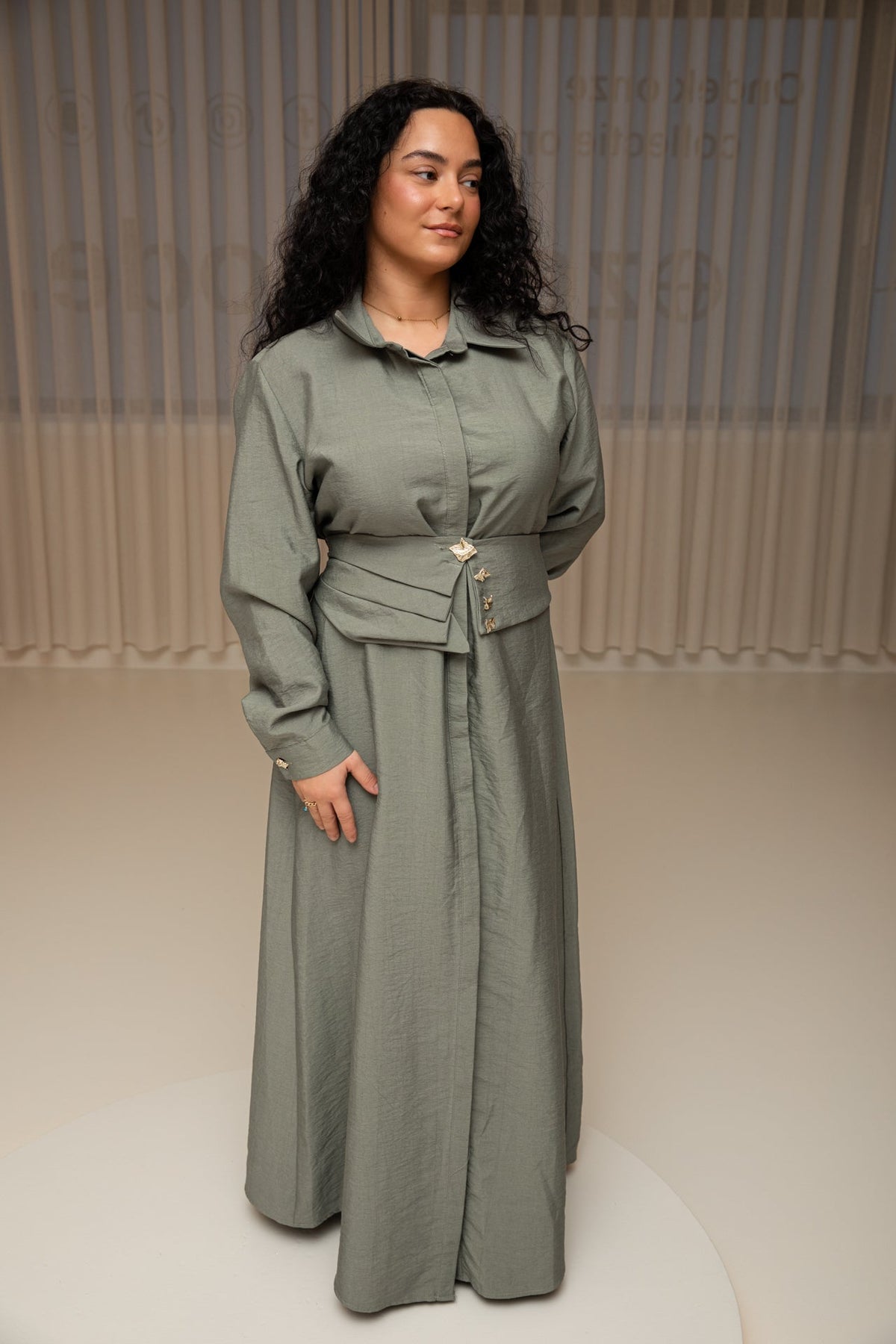 Maysa dress green - zeymode
