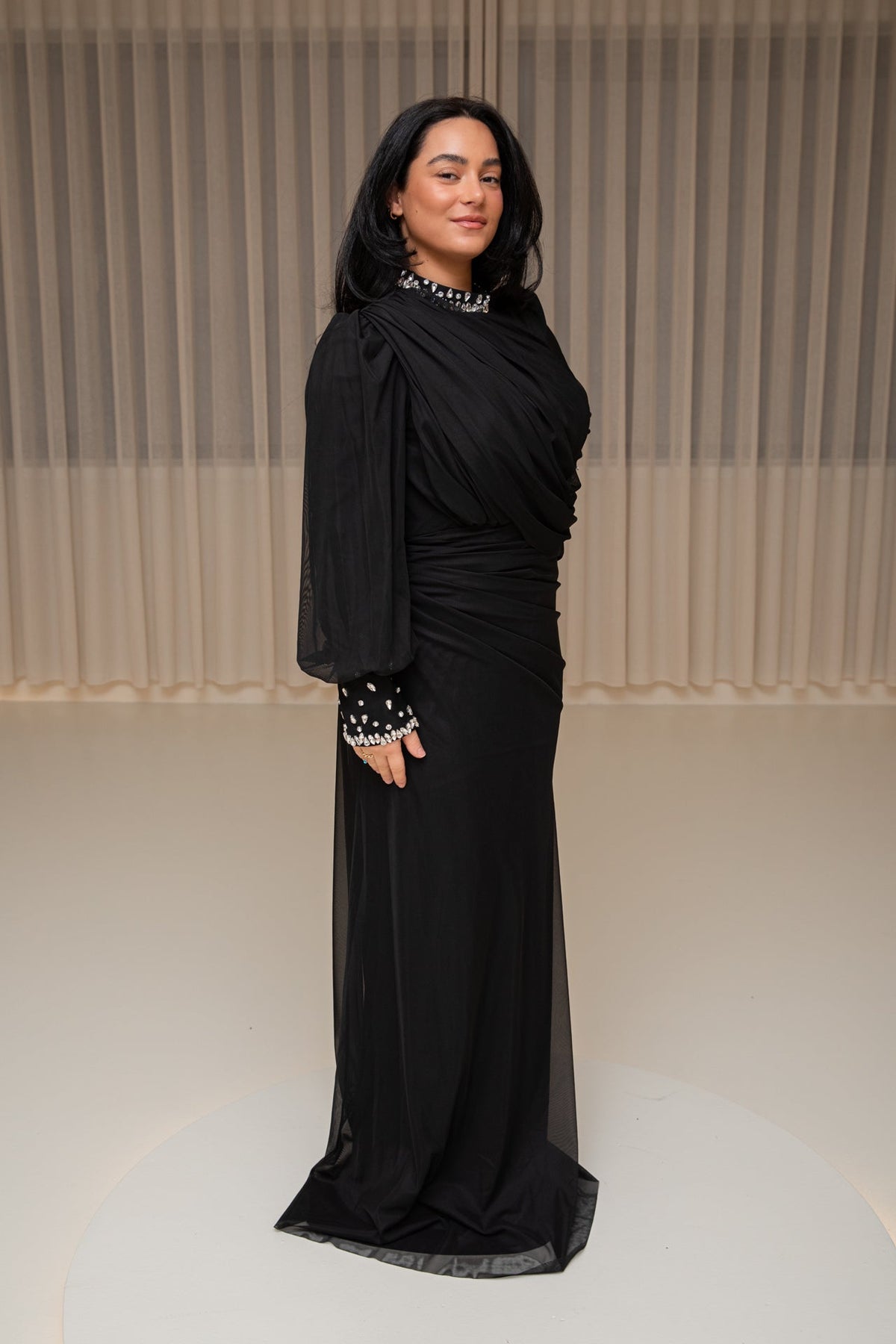 Mina dress black - zeymode