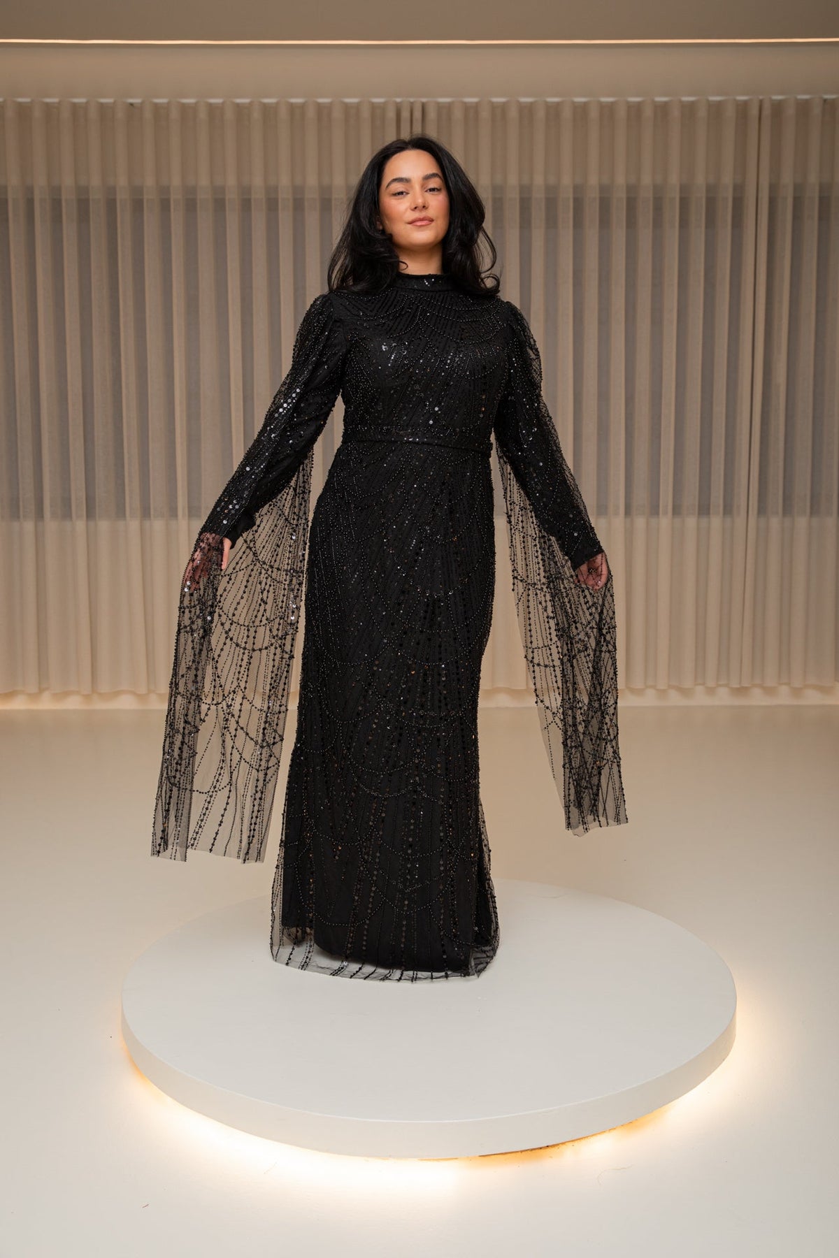 Nida dress black - zeymode