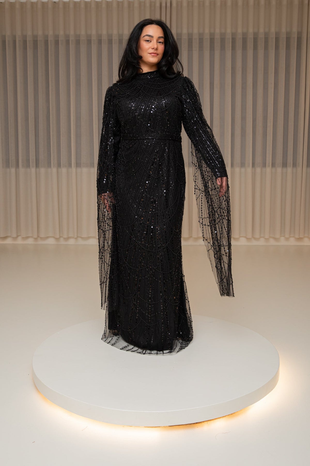 Nida dress black - zeymode