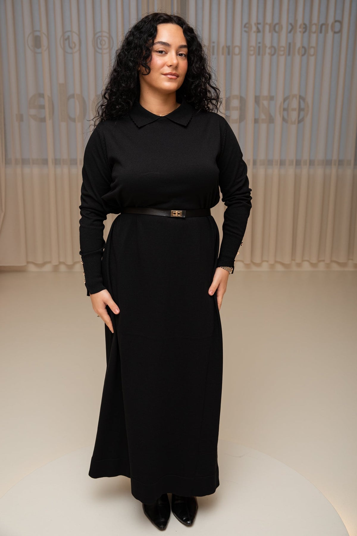 Nora dress black - zeymode