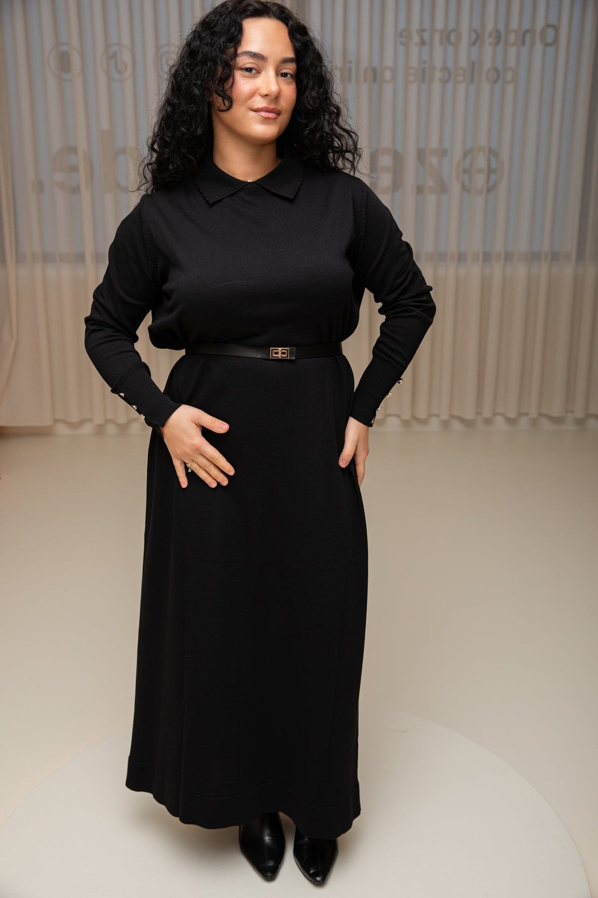 Nora dress black - zeymode