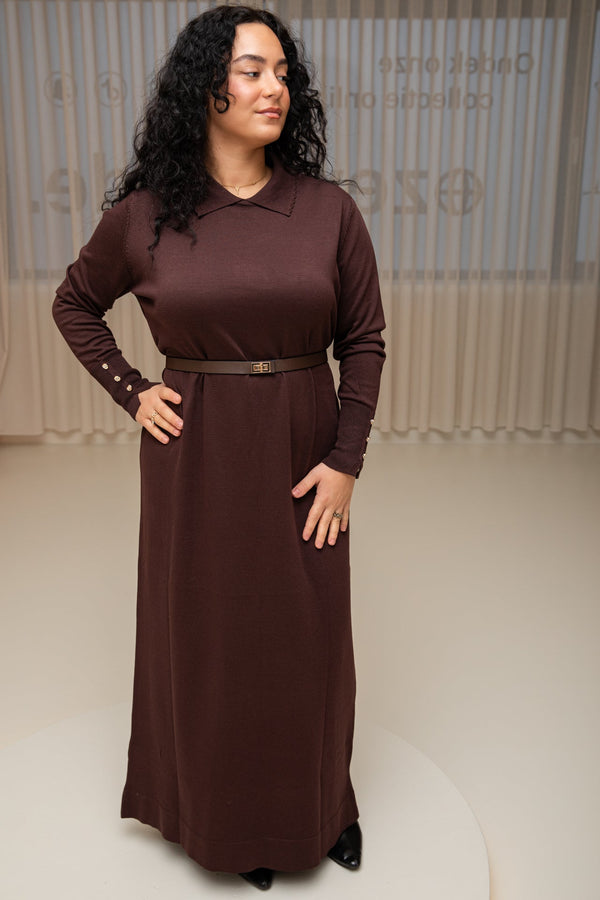 Nora dress brown
