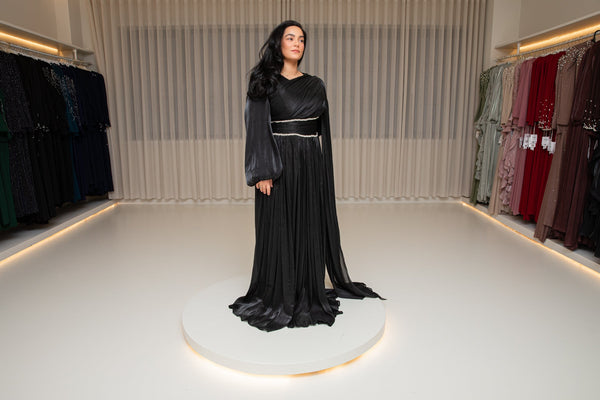 Prenses dress black