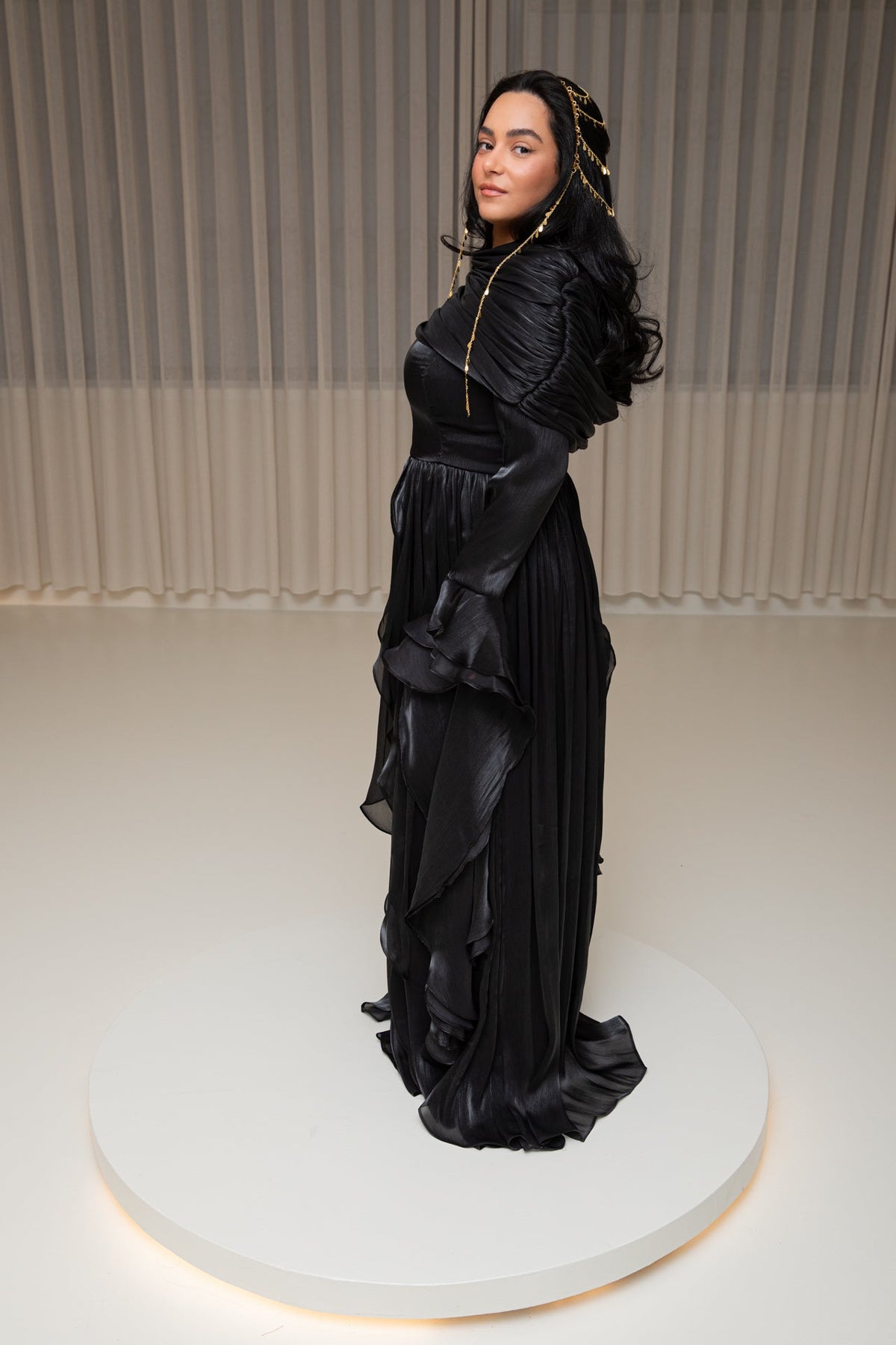 Prenses dress black - zeymode