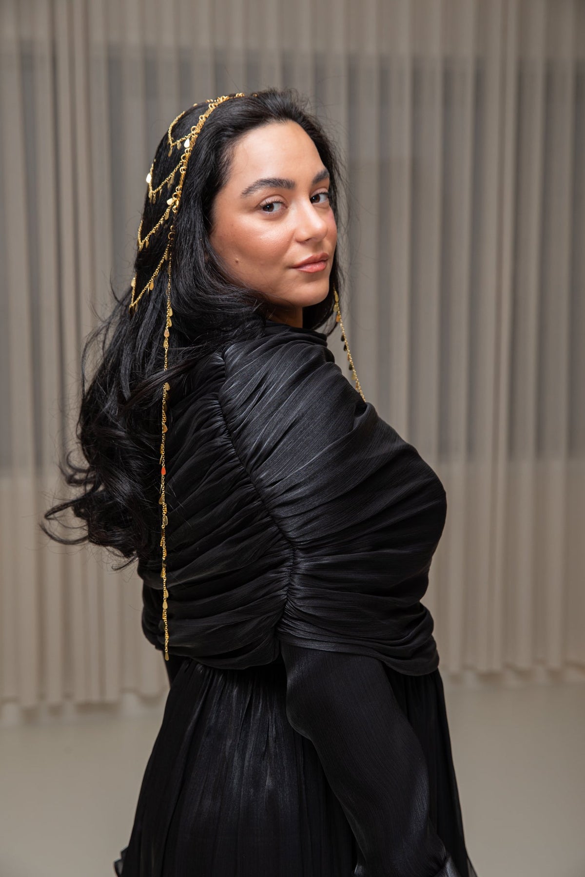 Prenses dress black - zeymode