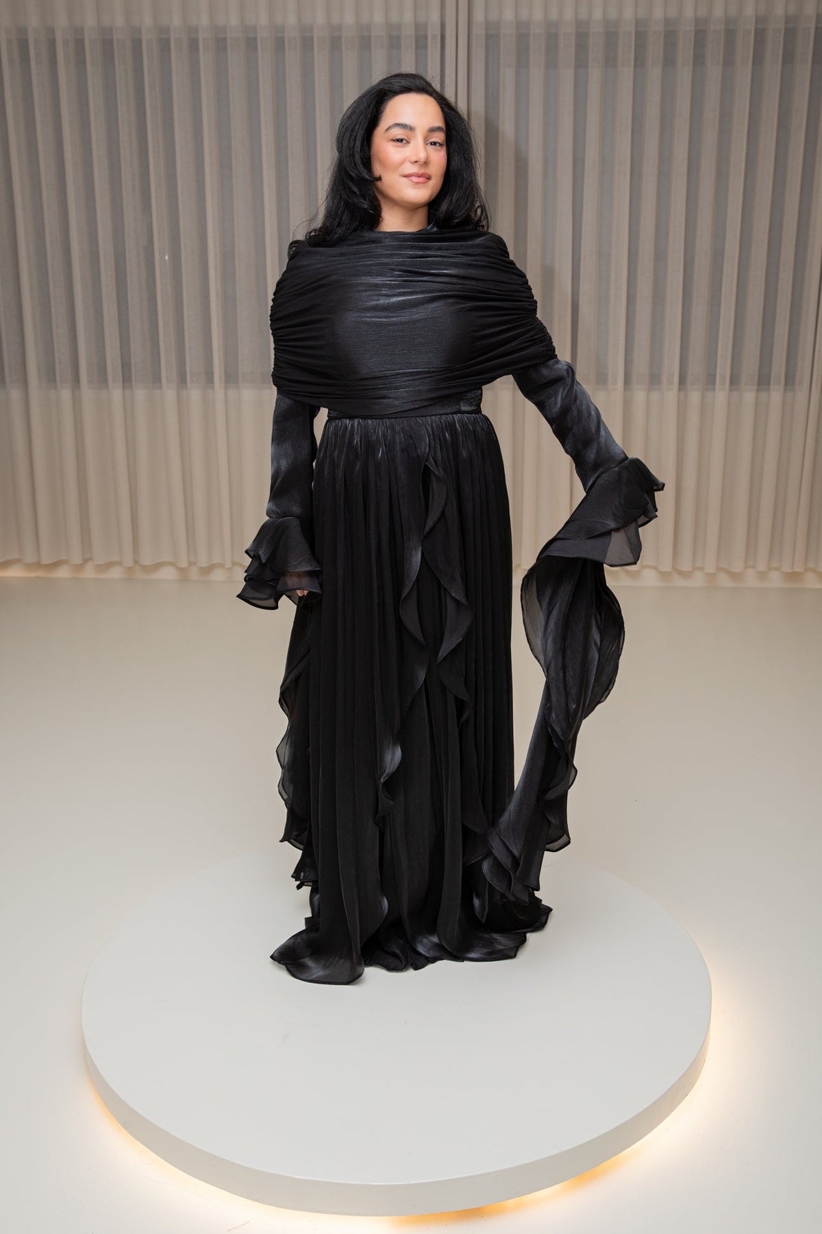 Prenses dress black - zeymode