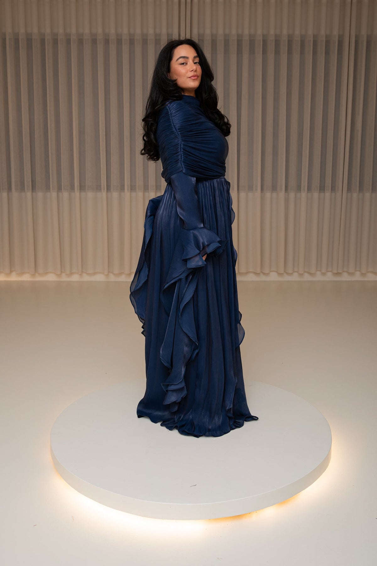 Prenses dress blue - zeymode