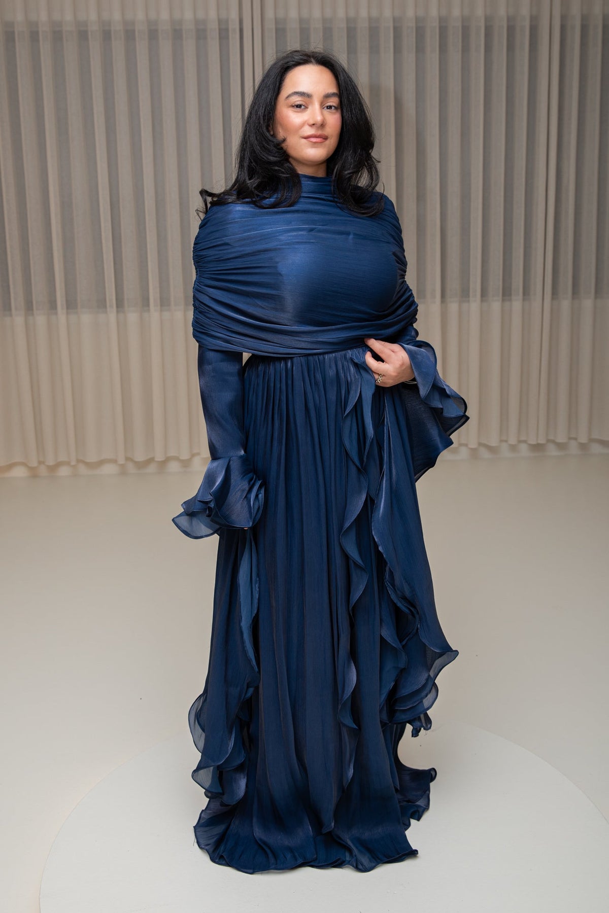 Prenses dress blue - zeymode