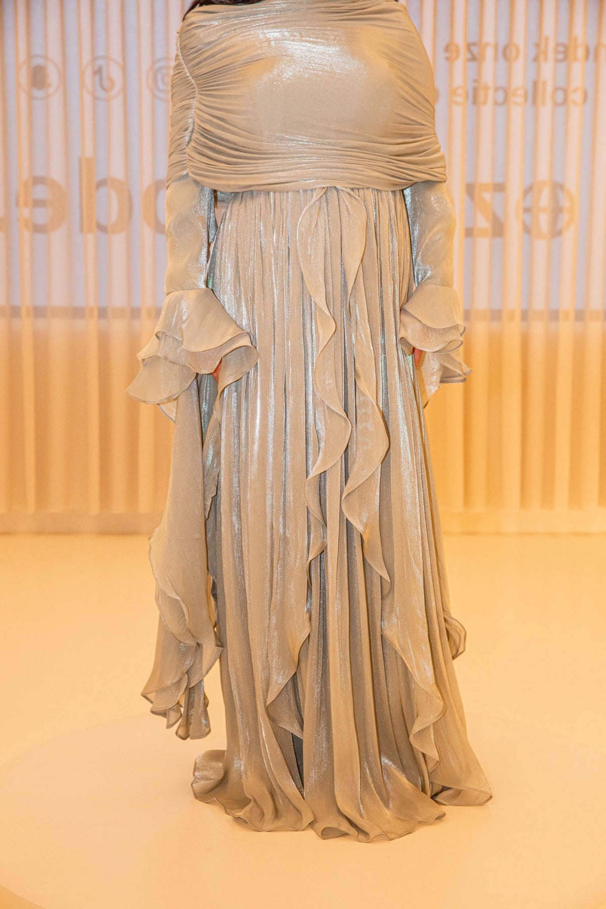 Prenses dress green - zeymode
