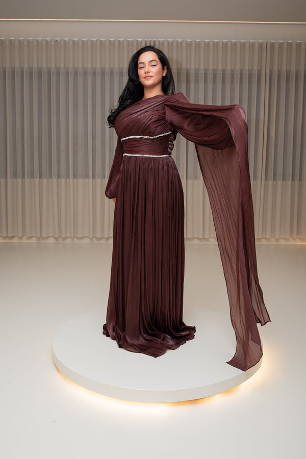 Tuana dress brown