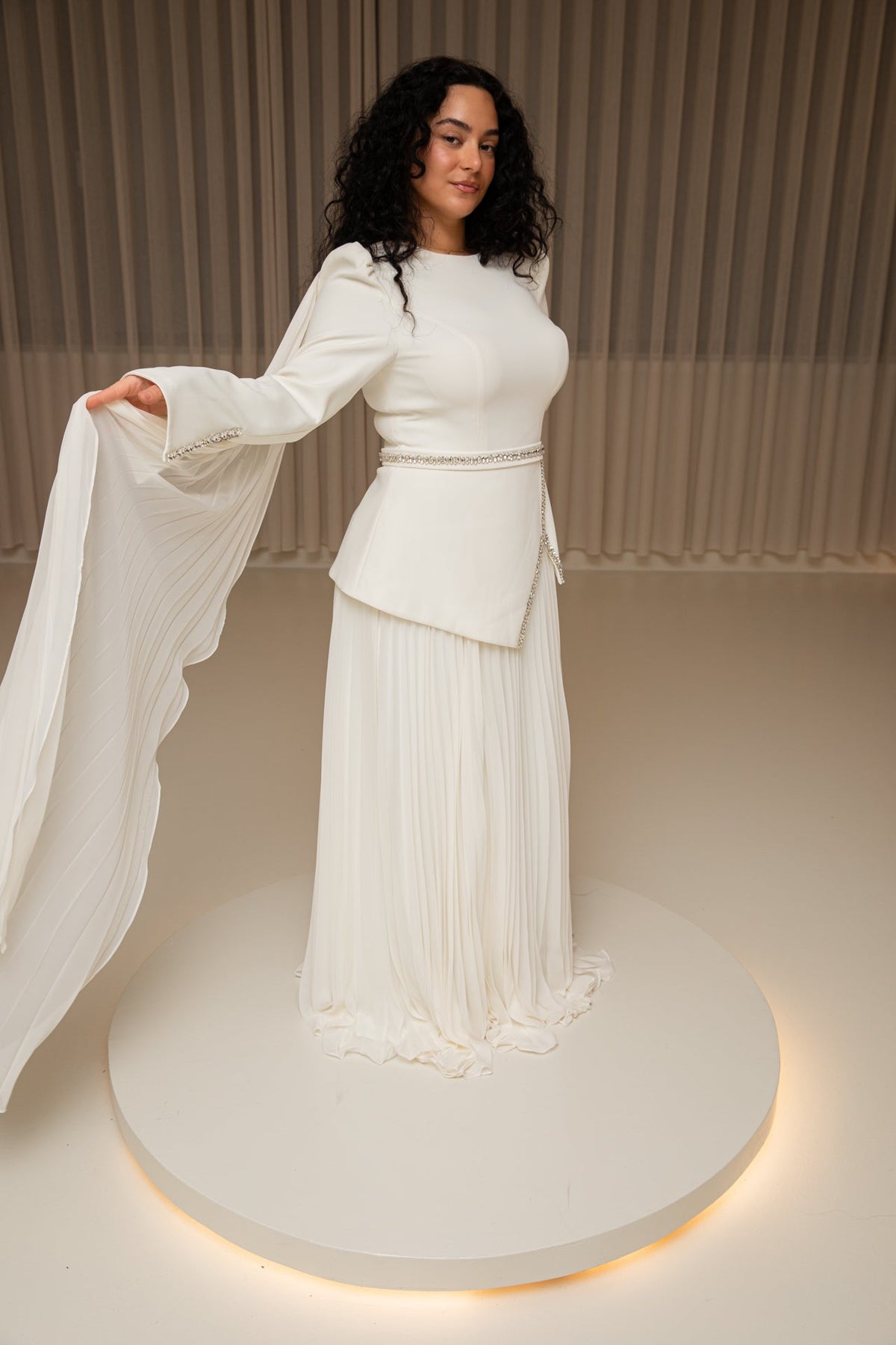 Zey dress white - zeymode