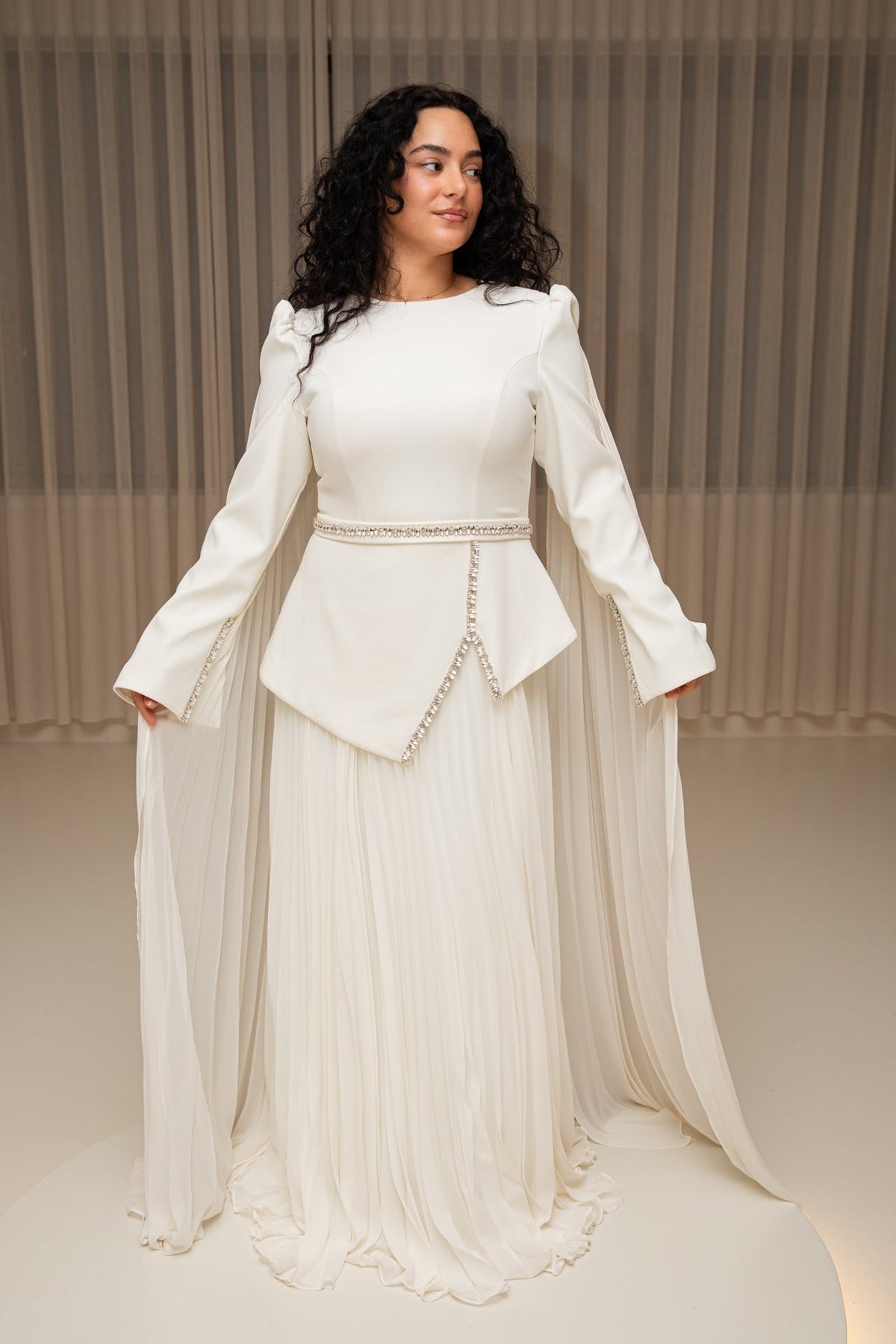 Zey dress white - zeymode