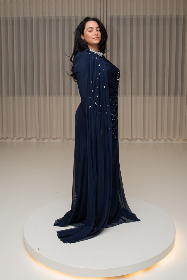 Zora dress blue