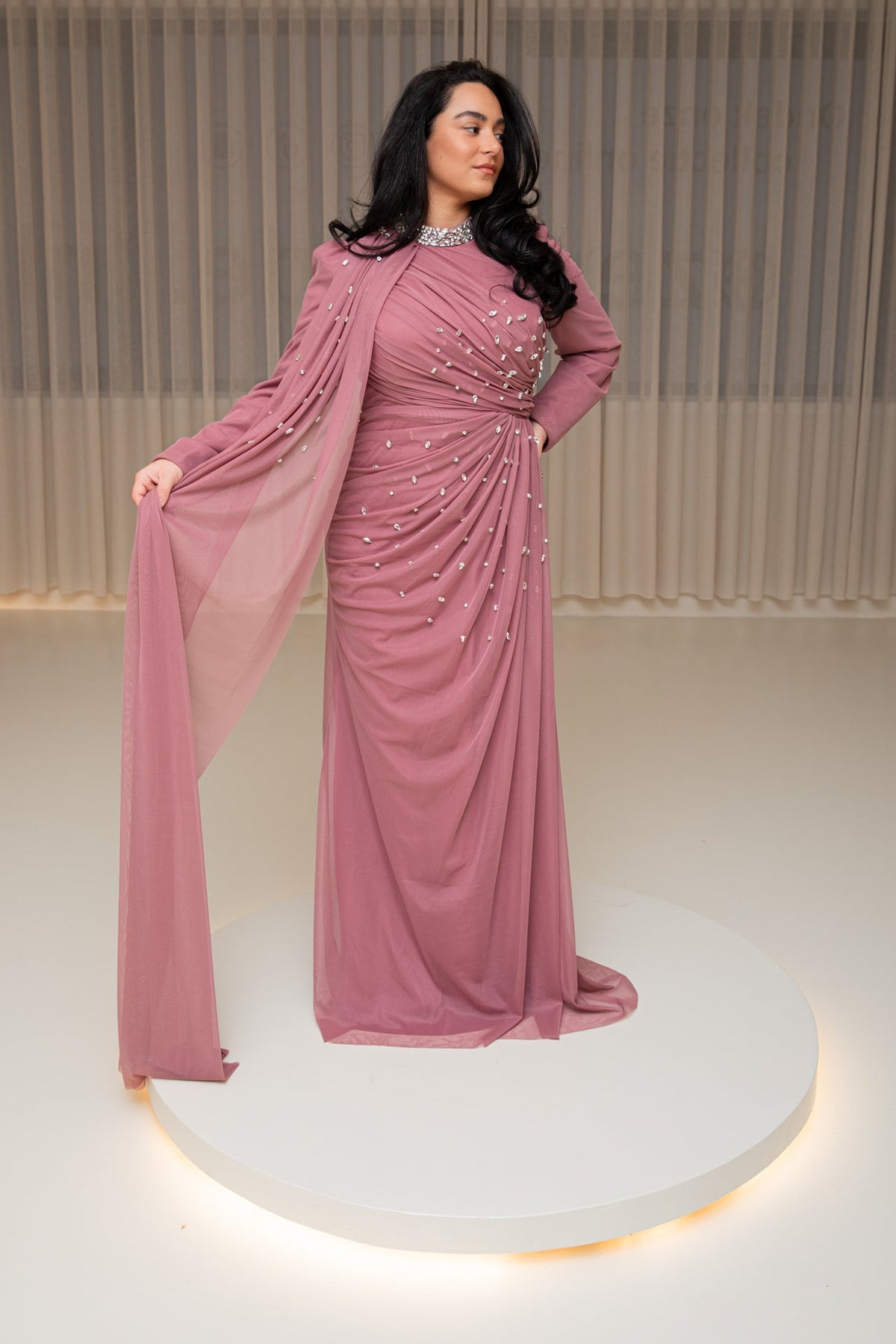 Zora dress pink - zeymode