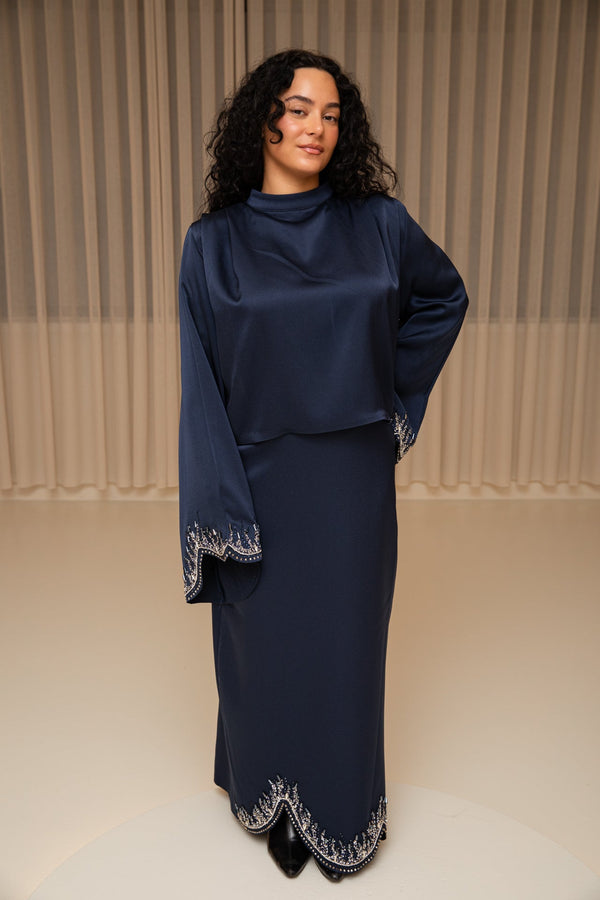 Zuya skirt set blue